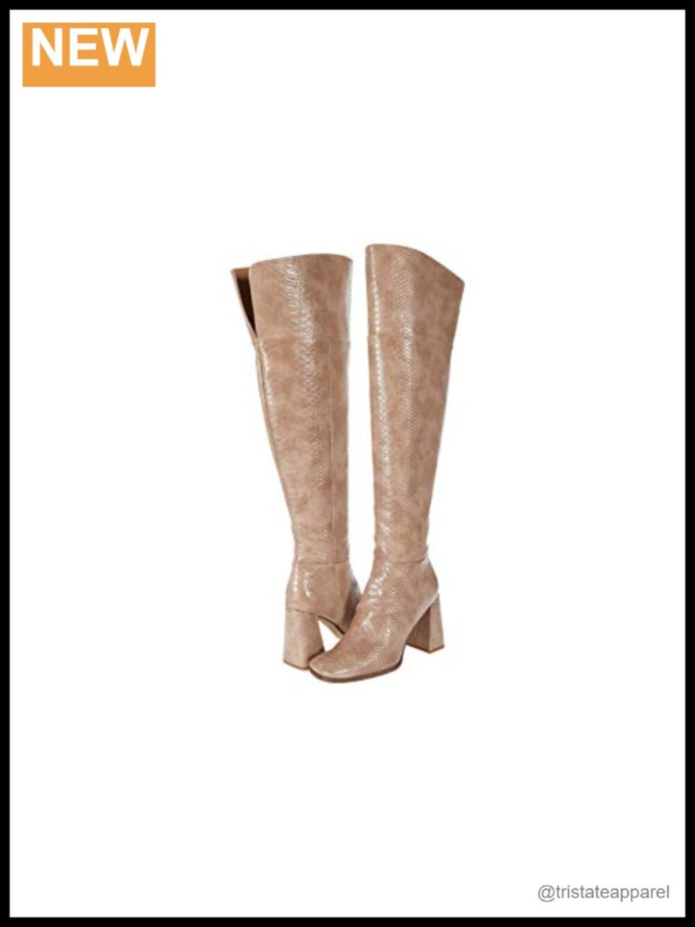 Knee High Stiletto Heel Square Toe Synthetic Boots